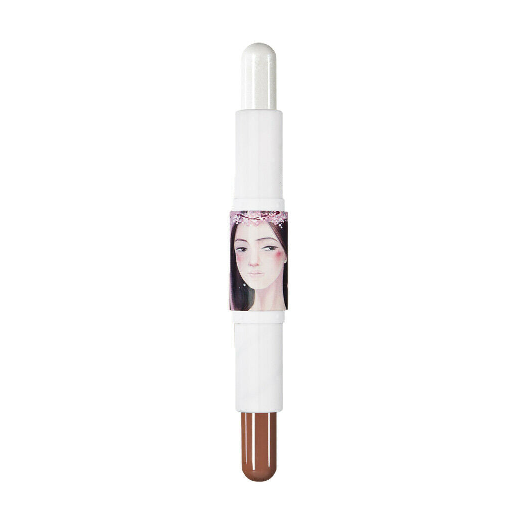 Dual Ended Concealer Contour Highlight Stick Pen for Face Eye Foundation #1