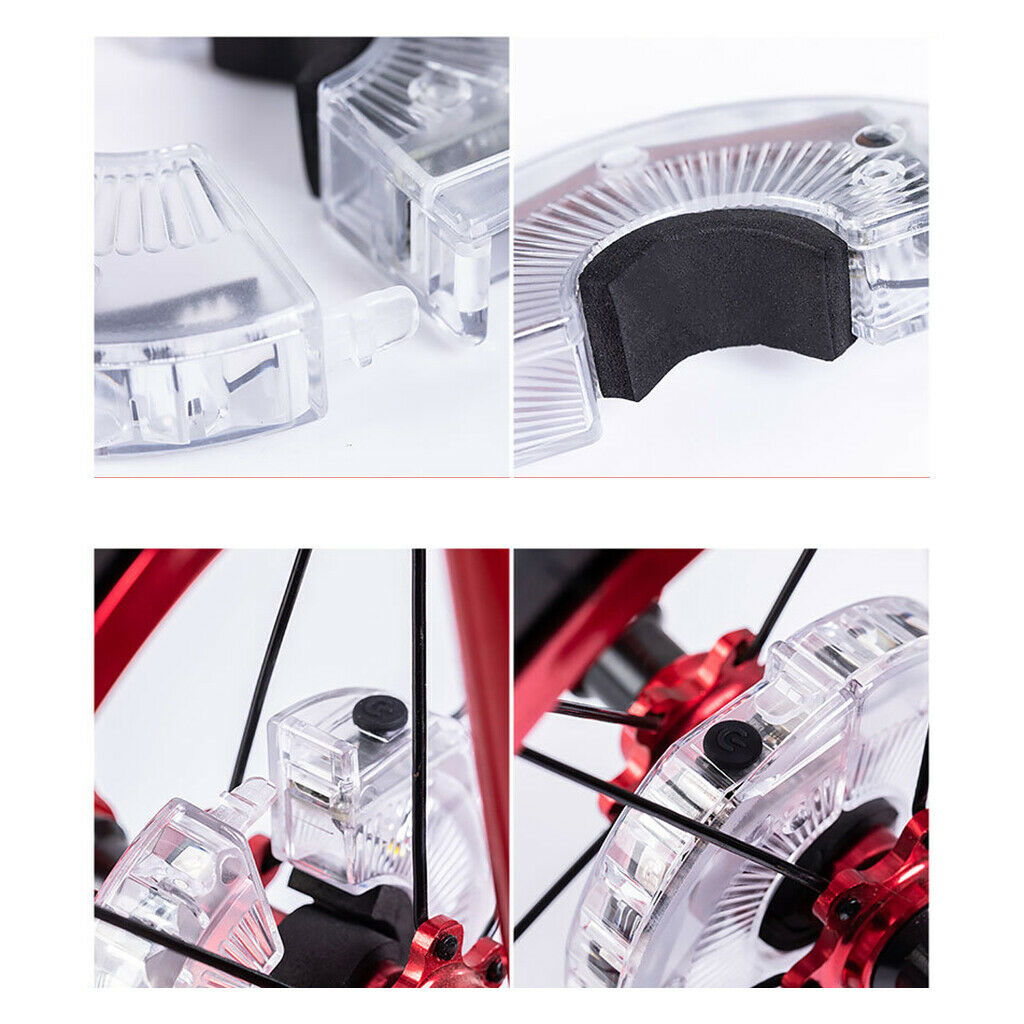 7 Color Bike Spoke Hub Light 12 LED RGB Colorful Spoke Lights Decoration