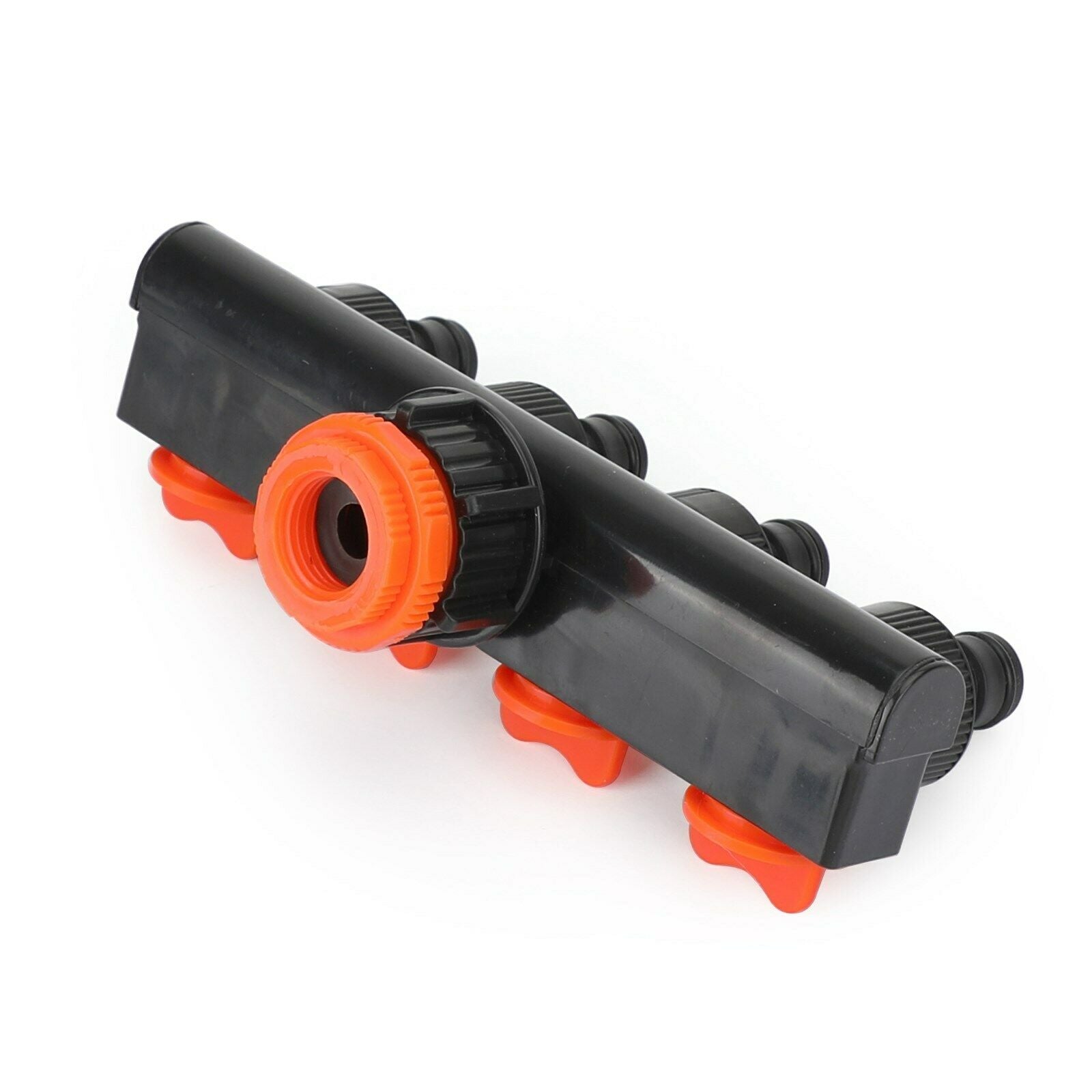 4 Way Heavy Duty Plastic Garden Hose Connector Tap Splitter 1/2" 3/4" 1" CA