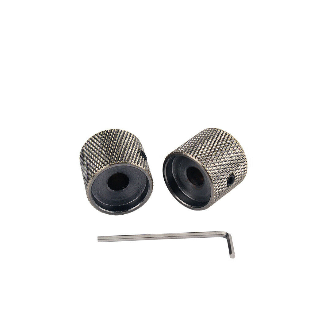 Pack of 2  Electric Guitar / Bass Volume Tone Electronic Control Knobs