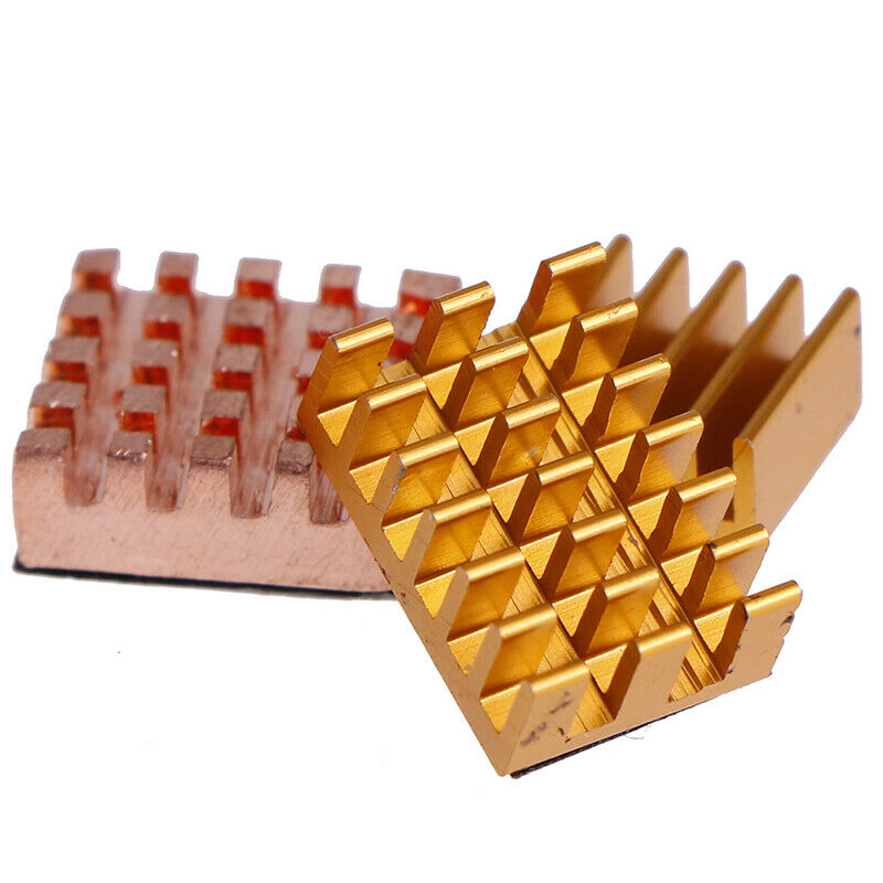 3Pcs/set Raspberry Pi 4B Copper Cooling Pad Heatsink Radiator Coolin.l8