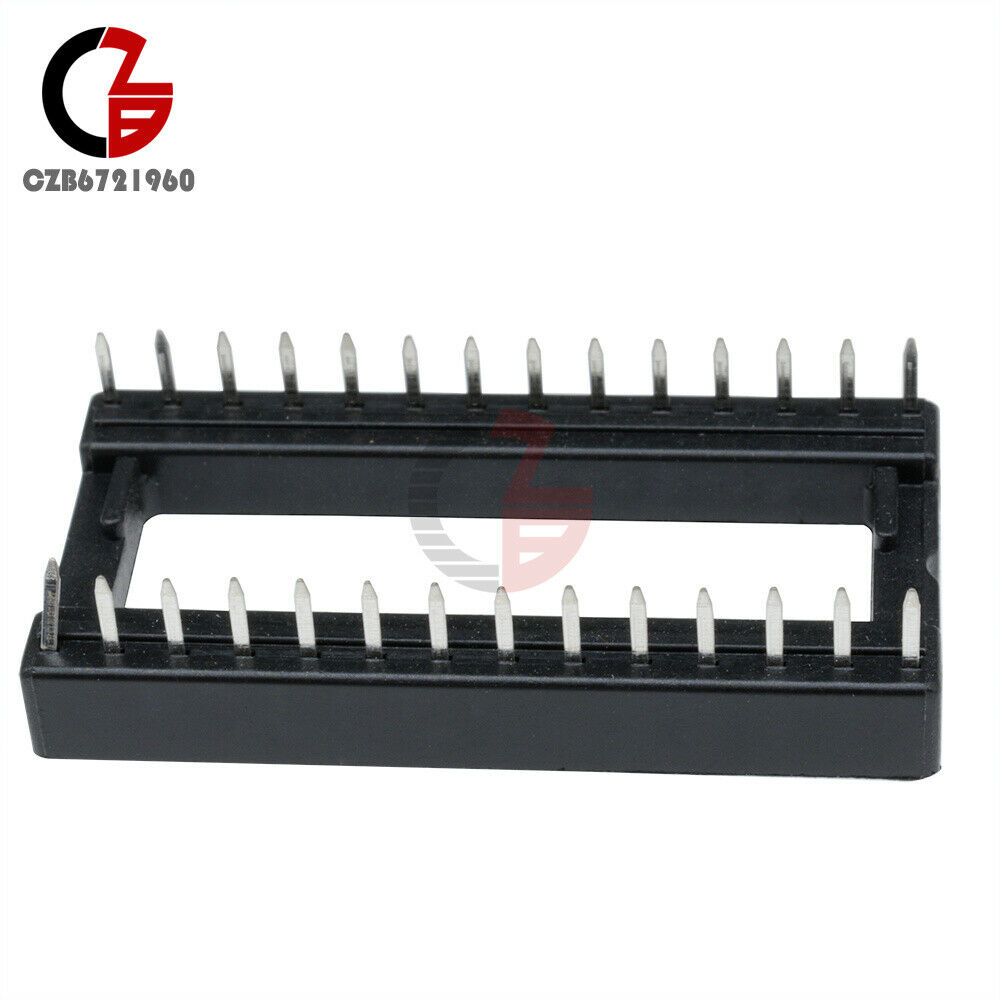 20Pcs Newest 28 pin DIP IC sockets Adaptor Wide Type Socket Pitch Dual Wipe