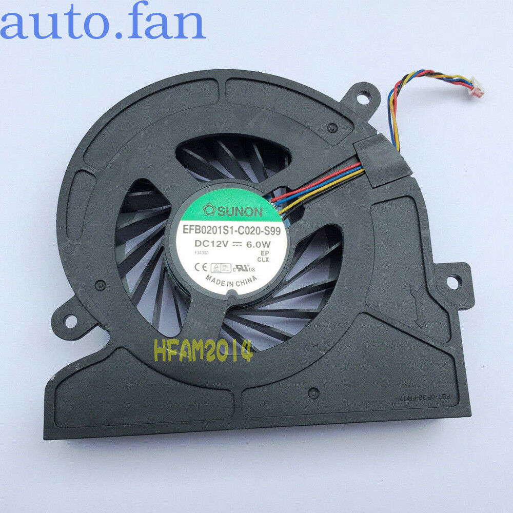 For sunon DC12V 6W EFB0201S1-C020-S99 all-in-one cooling fan