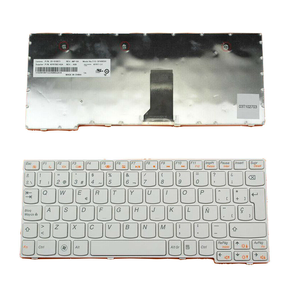 New Plastic ES Laptop Keyboard Compatible for Lenovo S10-3 S10-3S S100