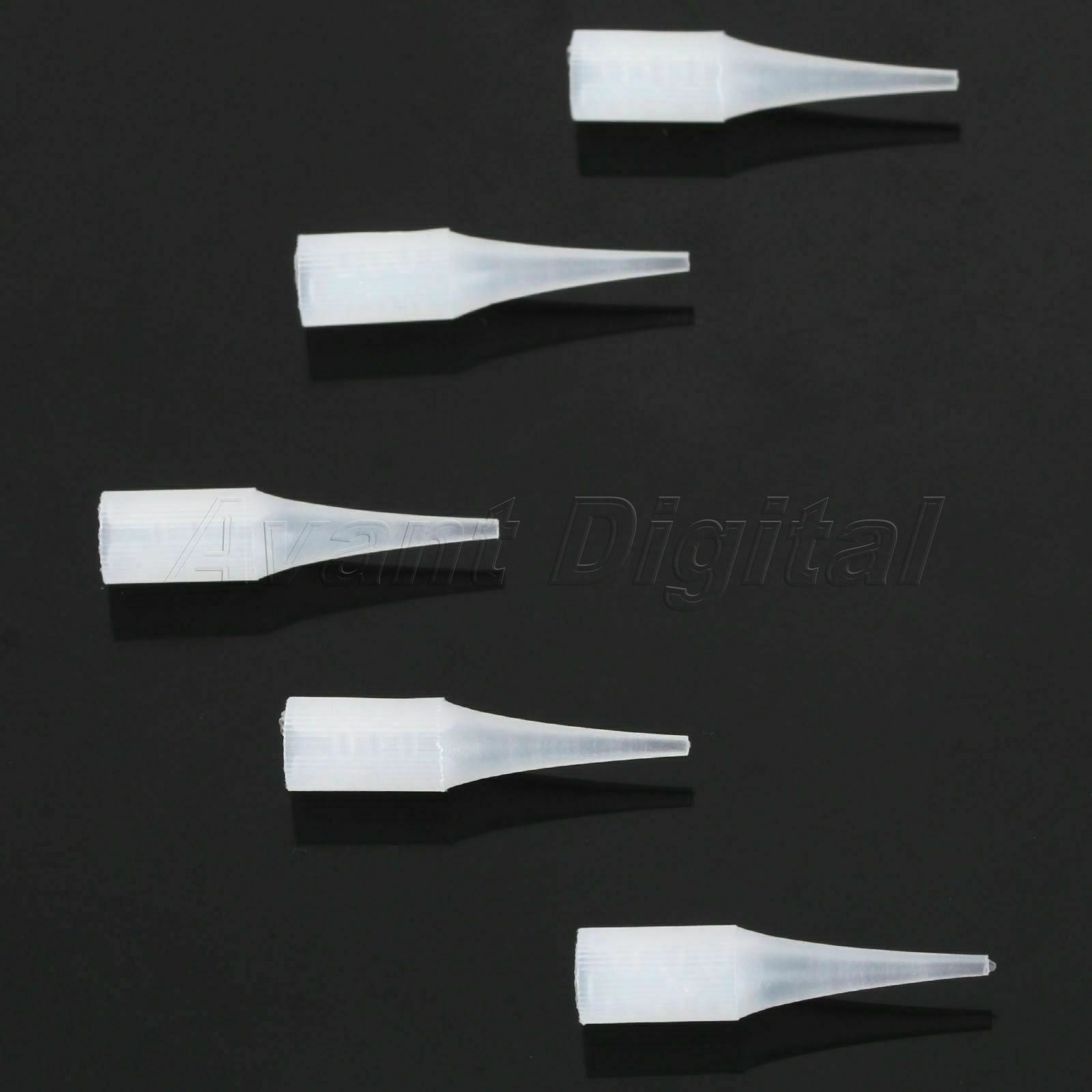 50pcs Mouth 3R Sterile Disposable Tattoo Nozzle Tips Needle Tube Machine Supply