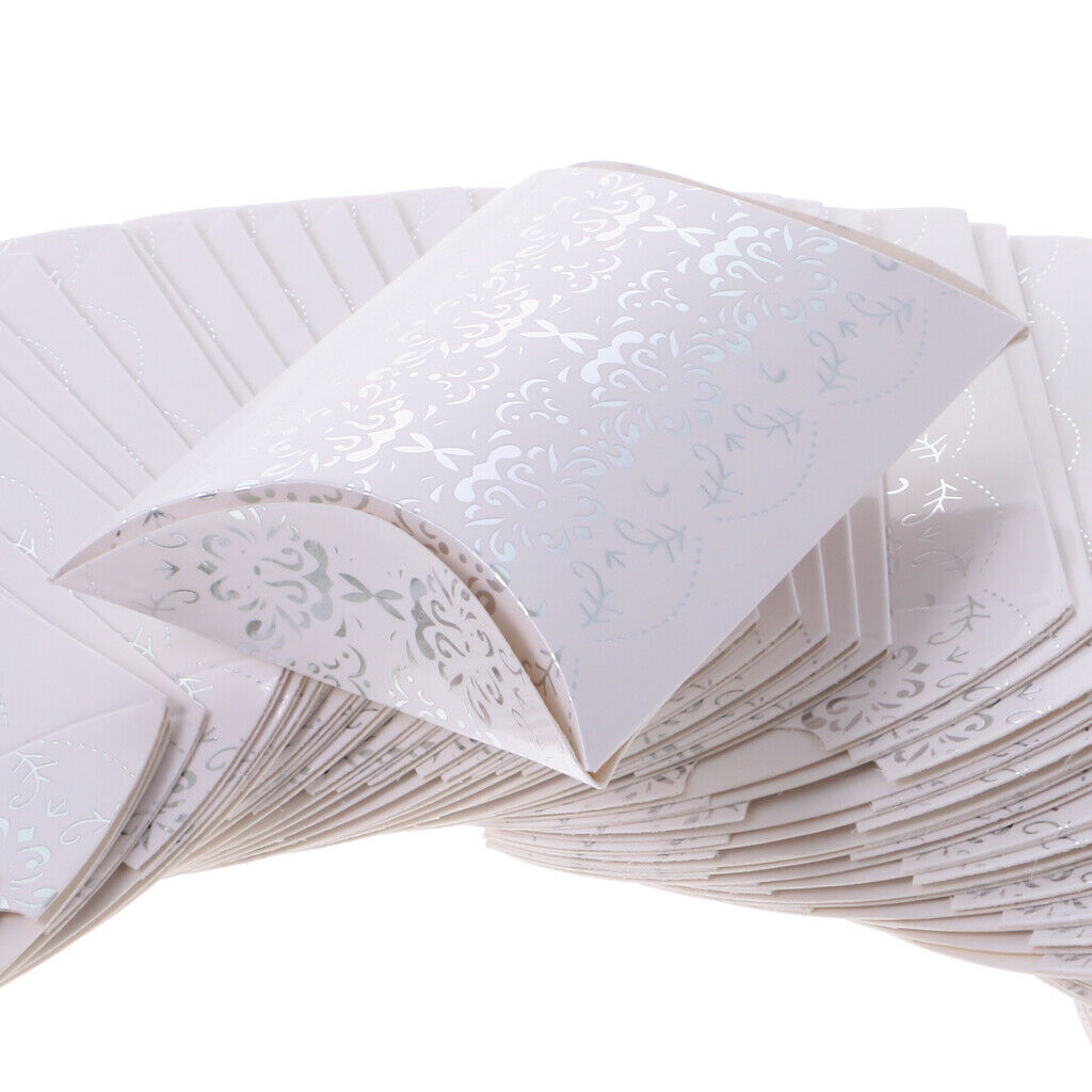 50pcs Favor Boxes Candy Boxes Pink Gift Boxes for Wedding Baby Shower