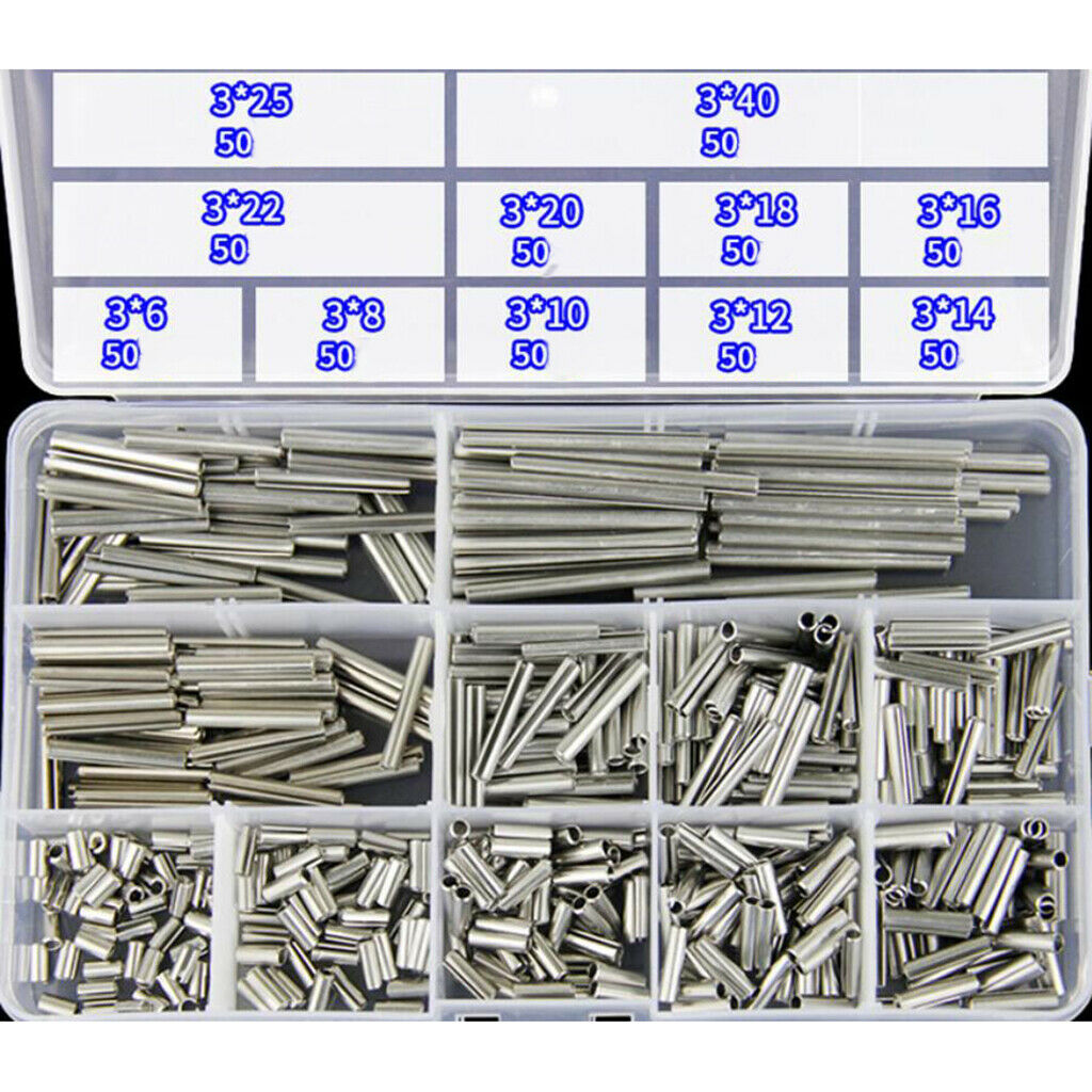 Spring Pin Assortment Set 304 Stainless Steel Fasteners M3 Set