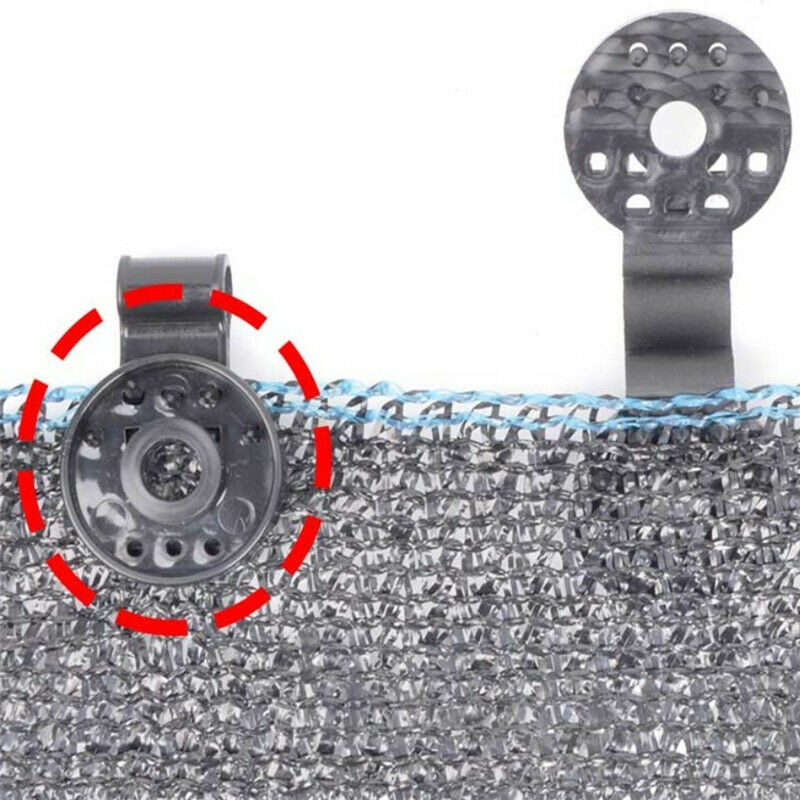 Sunshade Net Clip Shade Cloth Fix Clamp Plastic Grommet Fence Netting Ho.l8