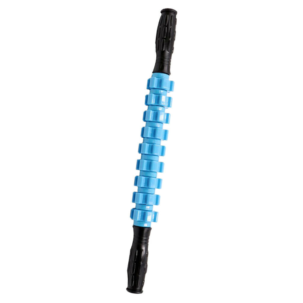 Handheld Massage Roller Stick Full Body Deep Tissue Massage Tool Blue