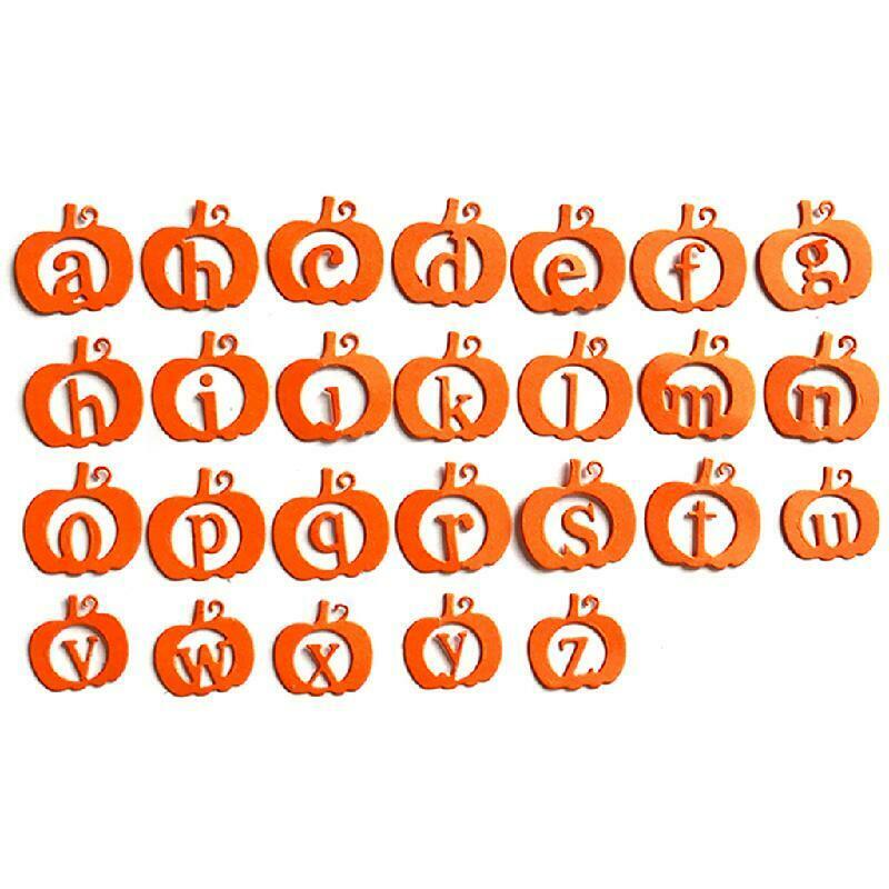 Halloween Pumpkin Letter Metal Cutting Dies Stencil DIY Scrapbooking Album Paper