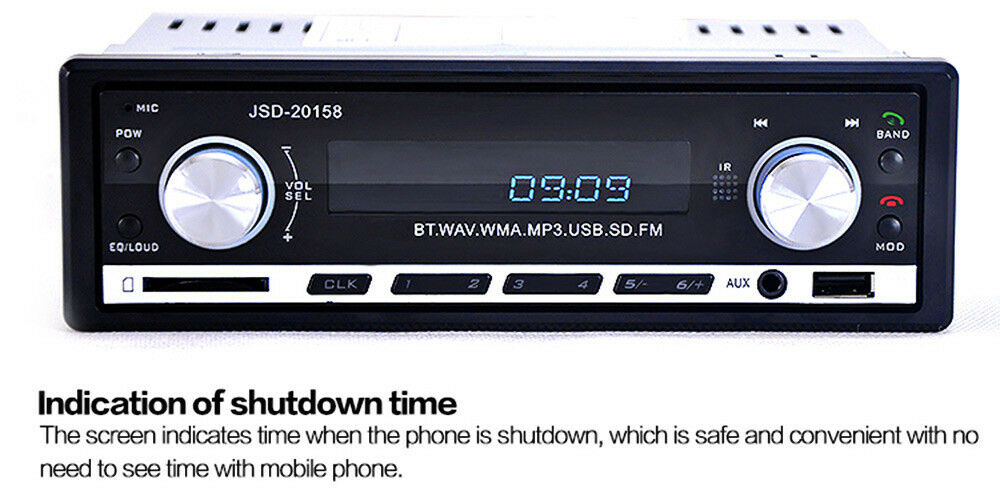 HOT Car Stereo V2.0 Player Bluetooth USB MP3 In Radio AUX In-dash FM Receiver