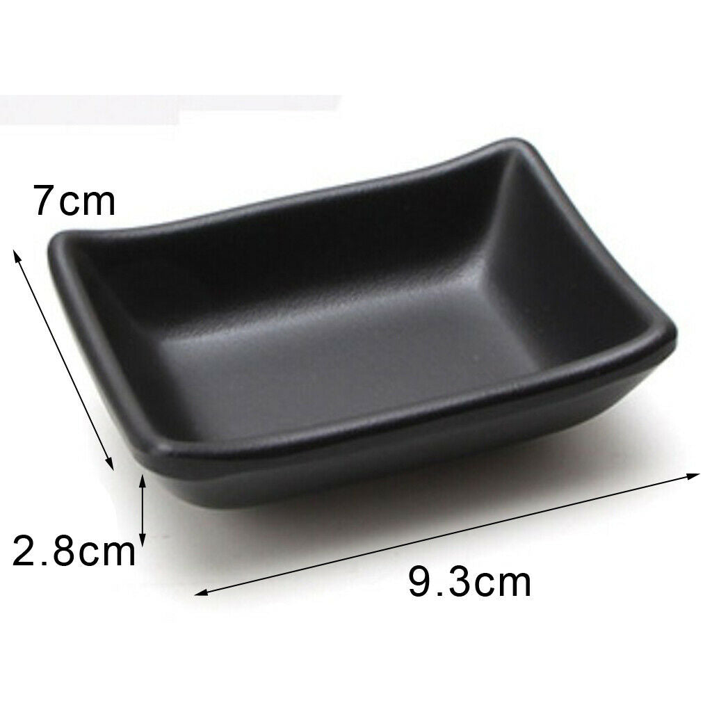 4Pcs Japanese Sushi Sauce Dipping Bowl Snacks Nuts Plate Butter Dish Tray B