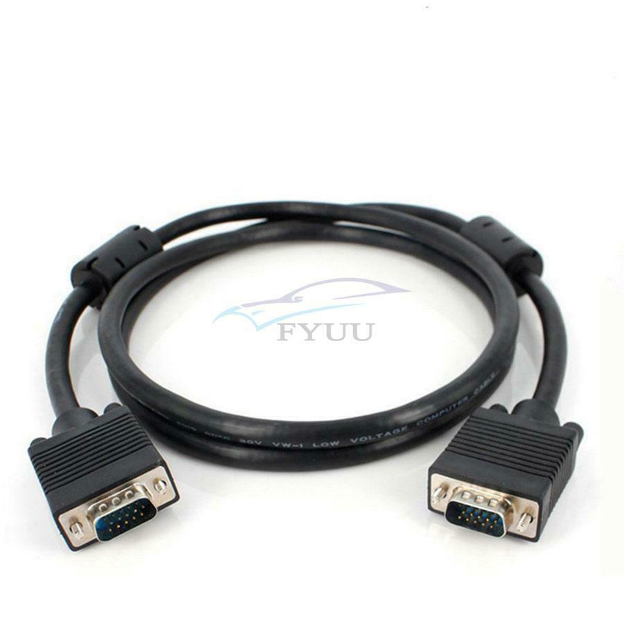 1Set 5M VGA Monitor Projector Cable For High Resolution Monitors 1920×1200&Above