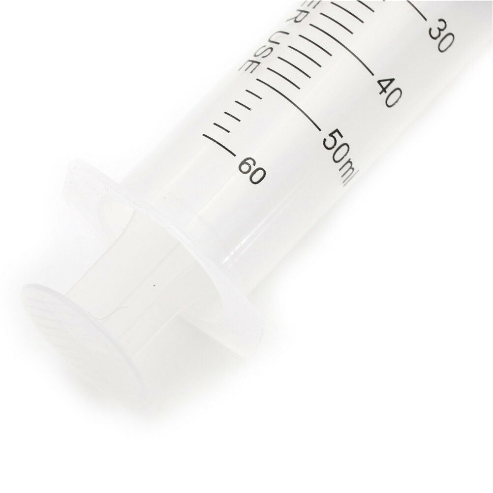 50ML Plastic Syringe Measuring Nutrient Sterile Reusable Lab KitchenBDoo.l8