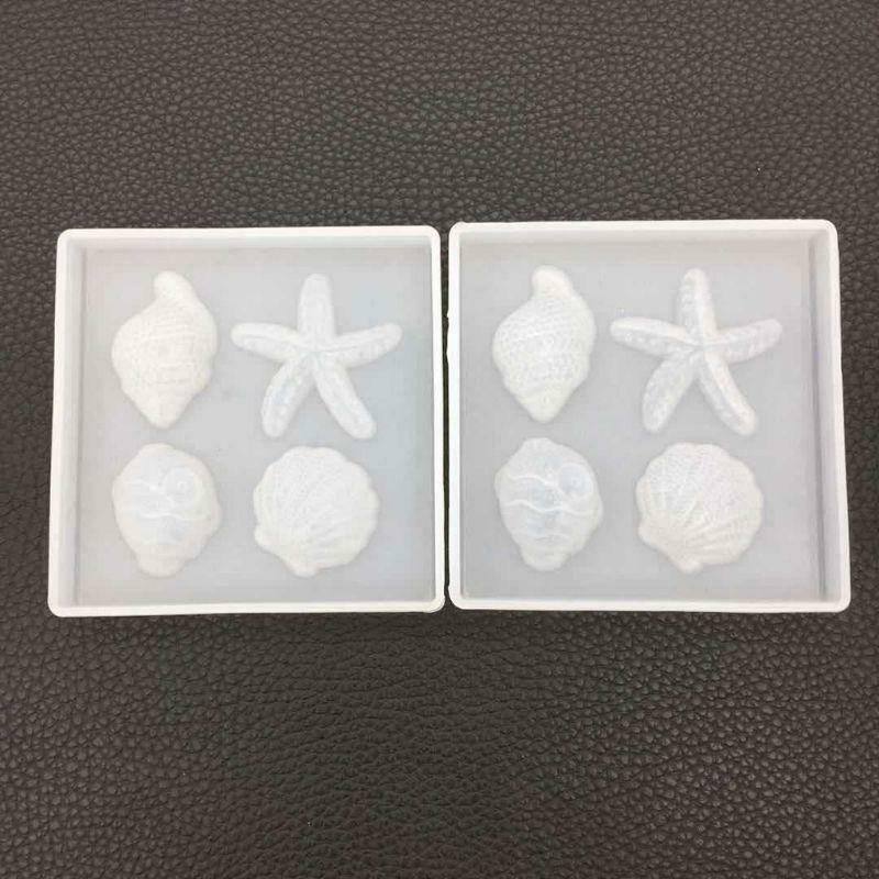 DIY Crafts Mould Crystal UV Epoxy Shell Starfish Mold Handmade Pendant Silicone
