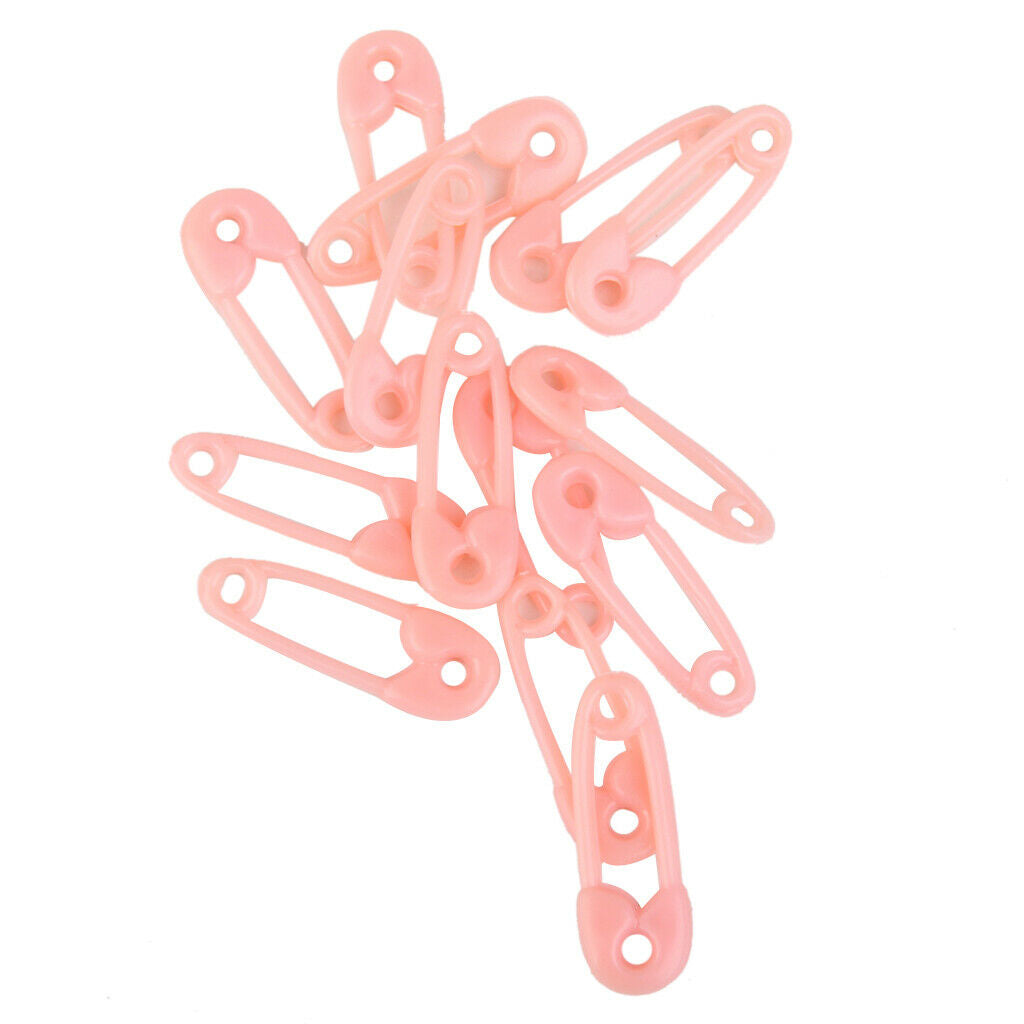 100pcs Mini Safety Pins Charms Table Scatters Decoration Christening Baby Shower