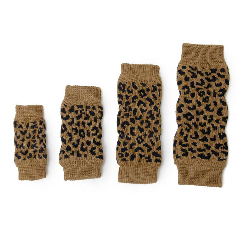 4pcs Elastic Pet Dog Leg Warmer Socks Sleeves Protectors