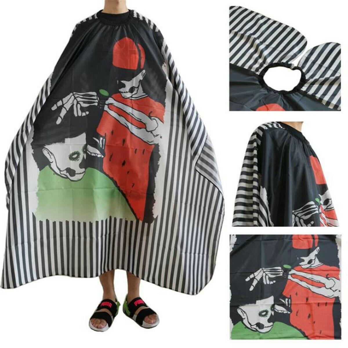 3pcs Hair Cutting Cape Salon Hairdressing Hairdresser Gown Barber Cloth Apron