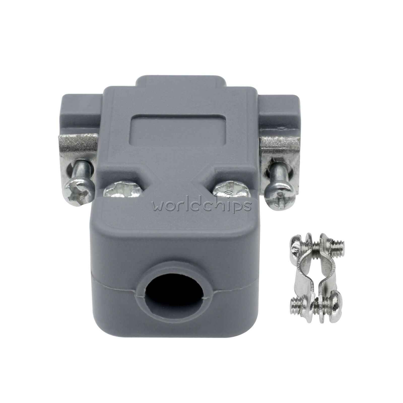 20PCS Grey D-Sub DB9 9Pin Plastic Hood Cover for 9 Pin or 15 Pin Connector