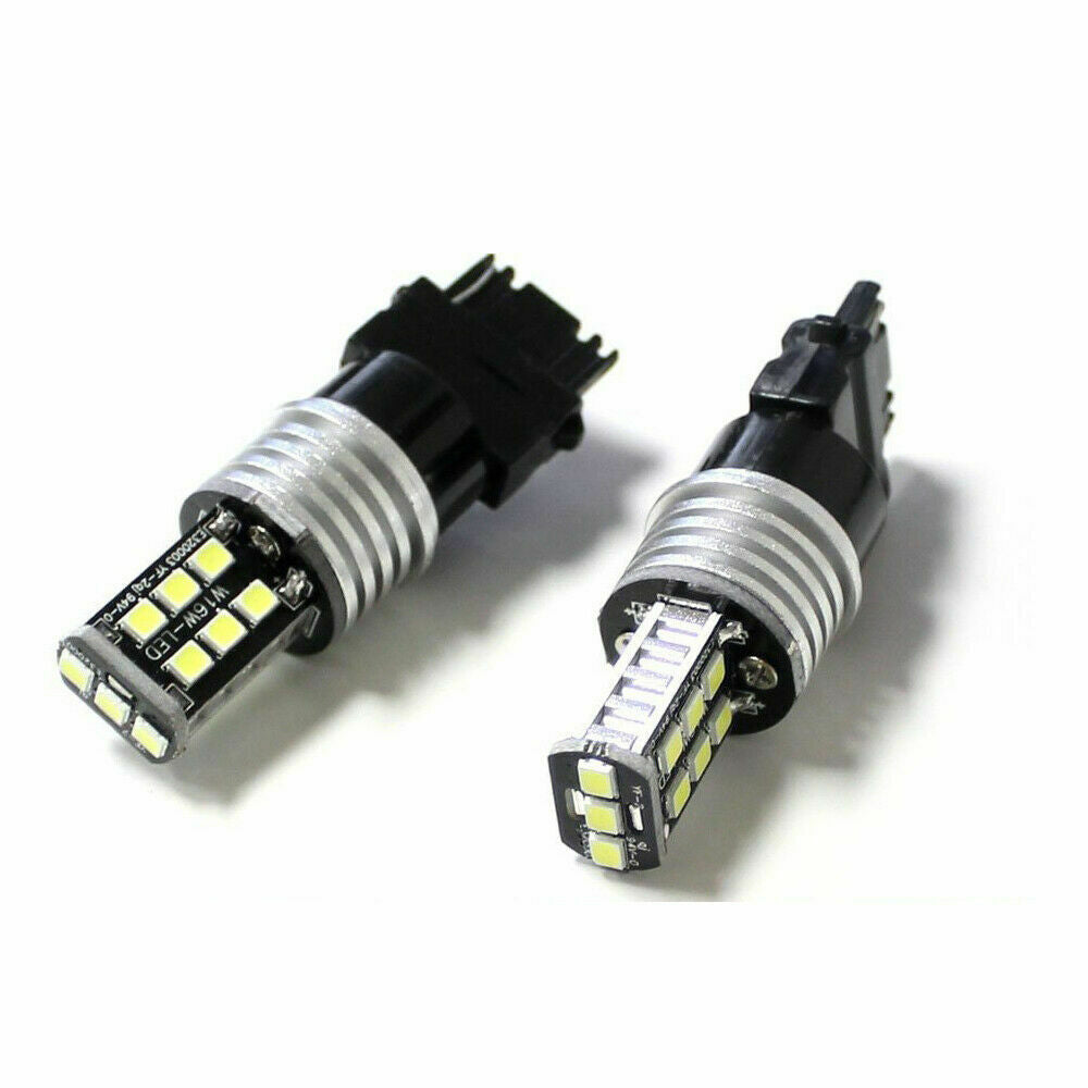 2x 3157 White 15-SMD LED Bulbs Daytime Running Lights DRL for Chevrolet