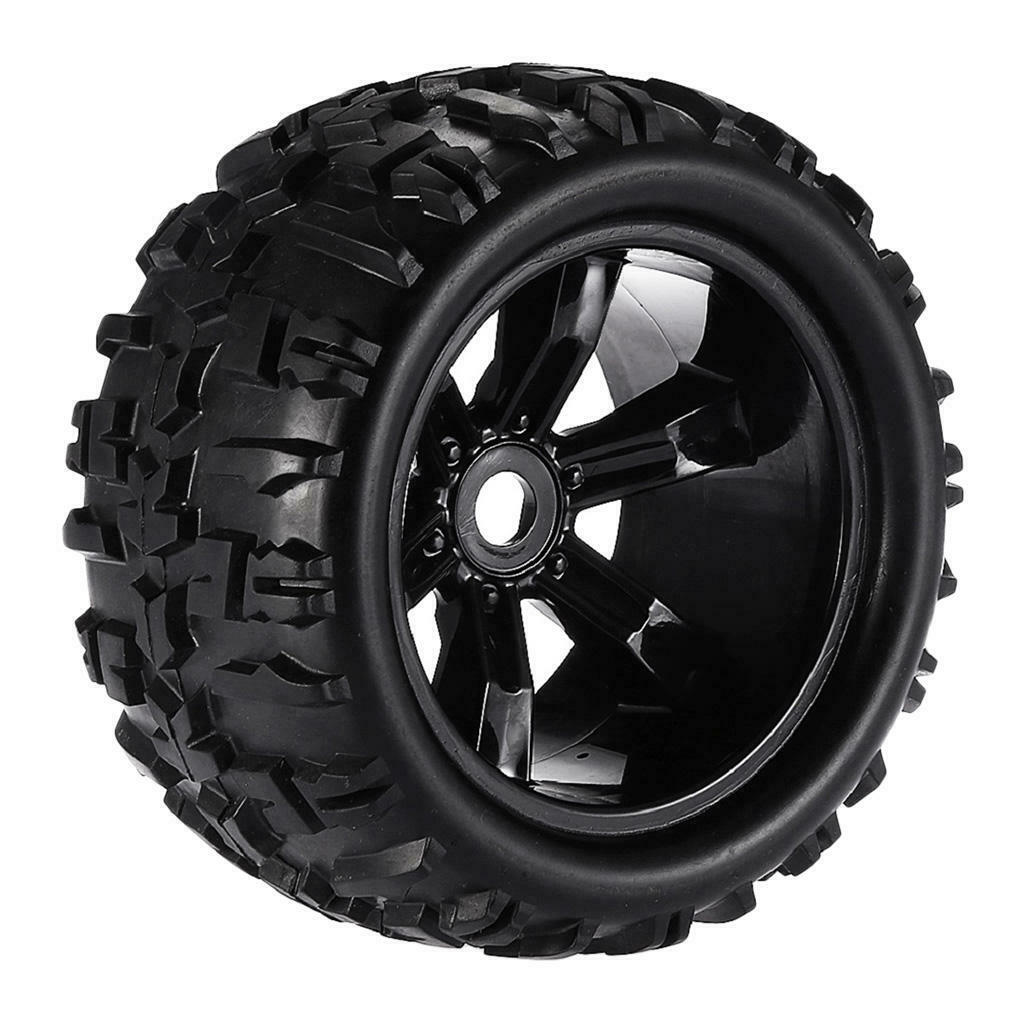 4x 1:8 RC Rock Crawler Car Tires Wheel for Louise E-MAXX HSP HPI Parts