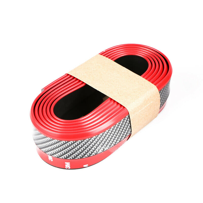 2.5M Car Front Bumper Lip Splitter Body Spoiler Chin Skirt Protector 6CM Width
