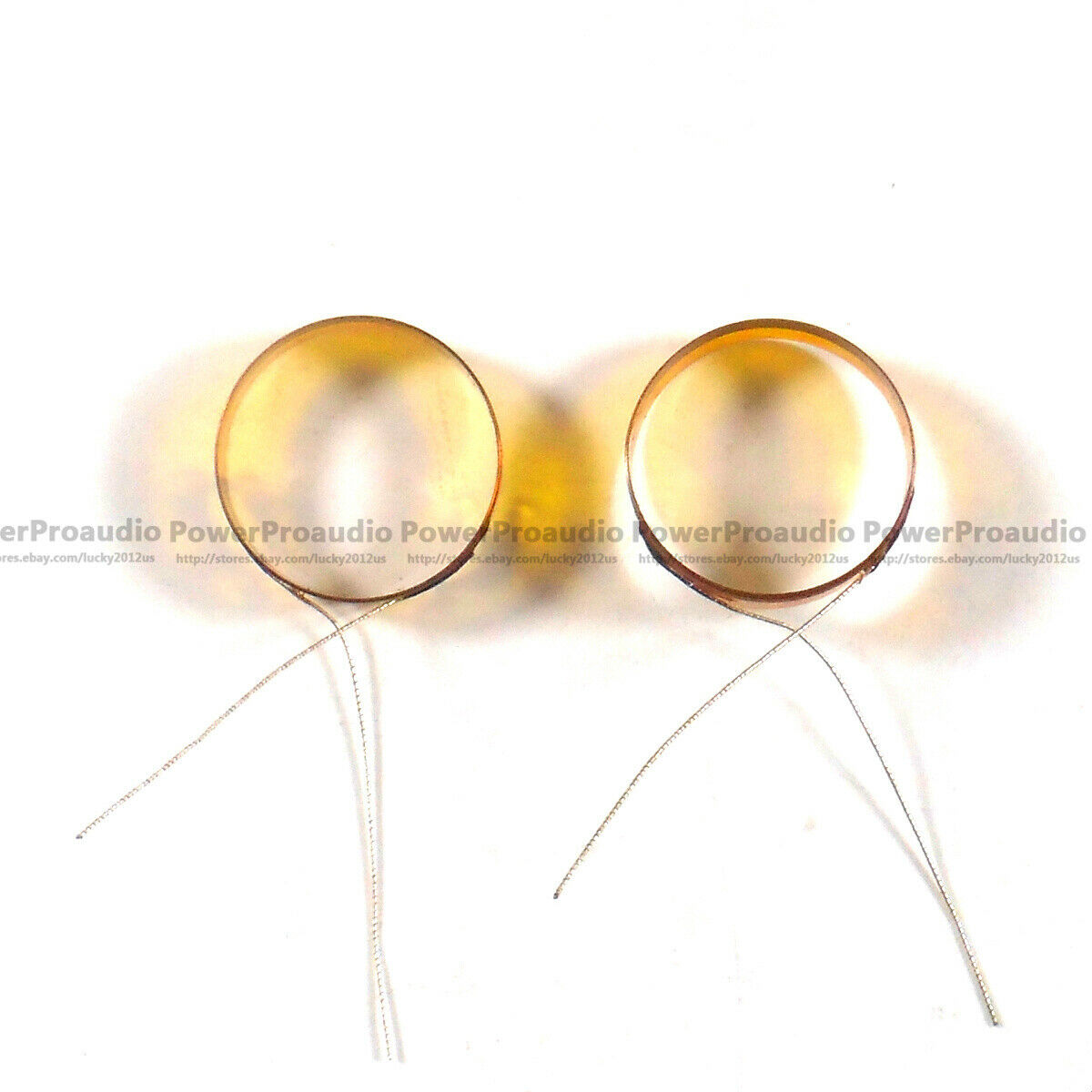 10pcs/lot 19.4mm  Tweeters voice coil Repair Kit 4 ohm Lead wire same way