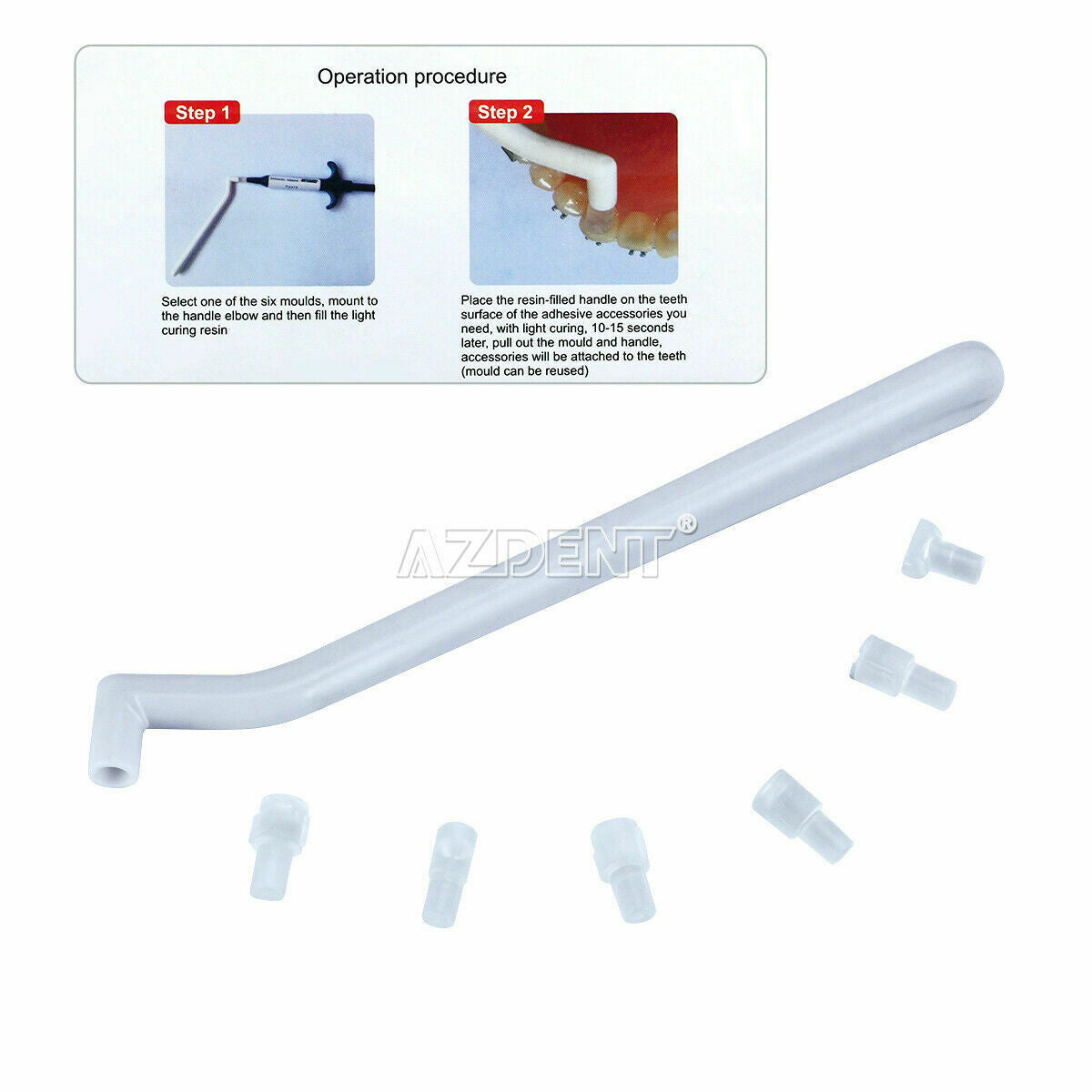 5packs Dental Orthodontic Mould Mini Accessories Ortho Injection Lingual Quick