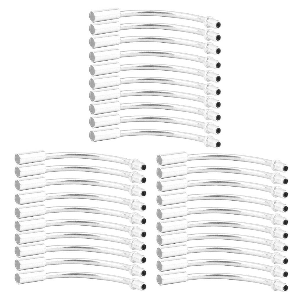 30pcs 90 Degree V Brake Noodles Cable Pipe Hose Guide With PE Liner