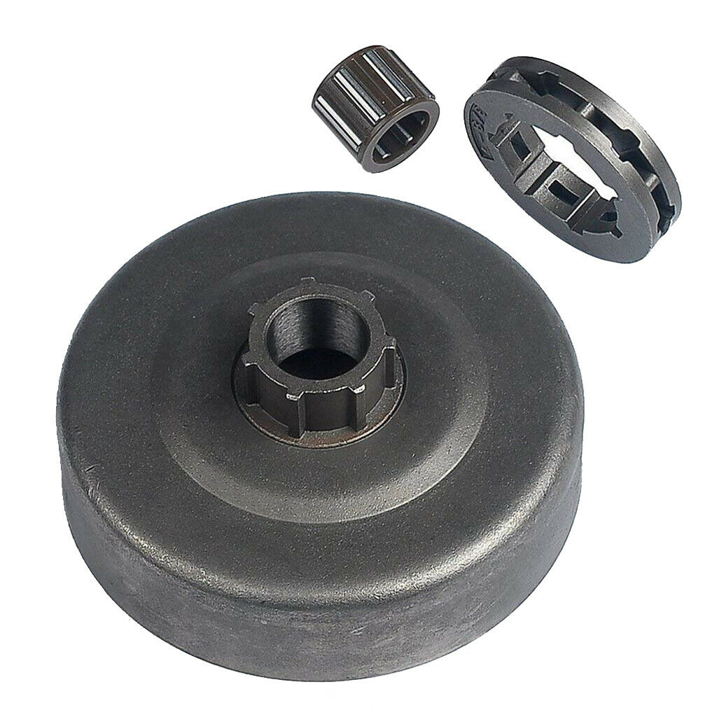 Clutch Drum+Sproket Rim 3/8-7+Sprocket Bearing for  066 MS660 Chainsaw