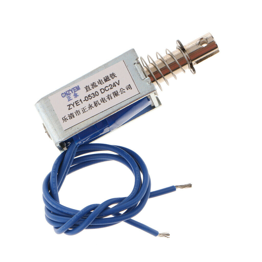 Pull-Push-Type DC Micro Solenoid Electromagnet Actuator DC24V 300mA 25N