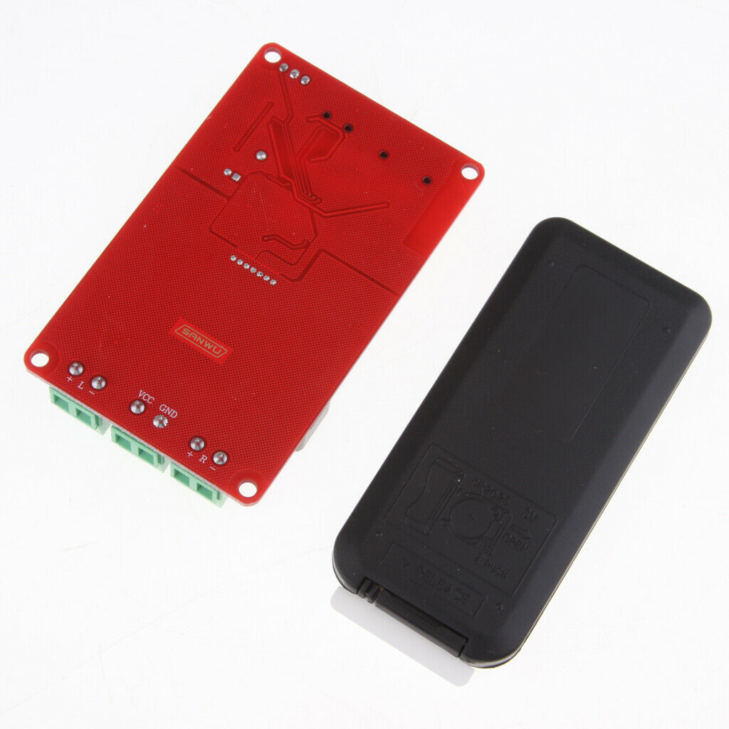 TPA3116 2X50W bluetooth digital amplifier board and remote control