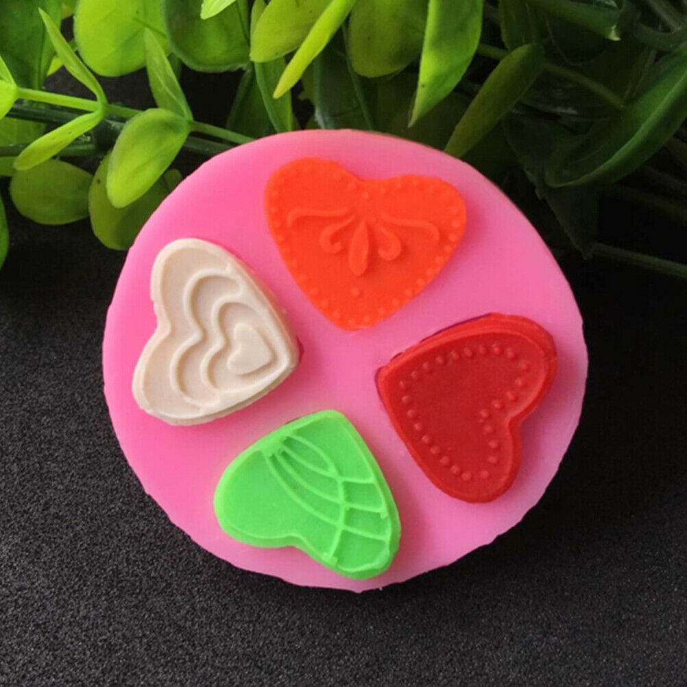 Cake mold love pattern candy silicone chocolate mold handmade soap puddin.l8