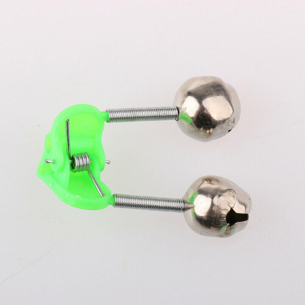 40 Pieces LED Light Bite Twin Extra Loud Alarm Bells  Fishing