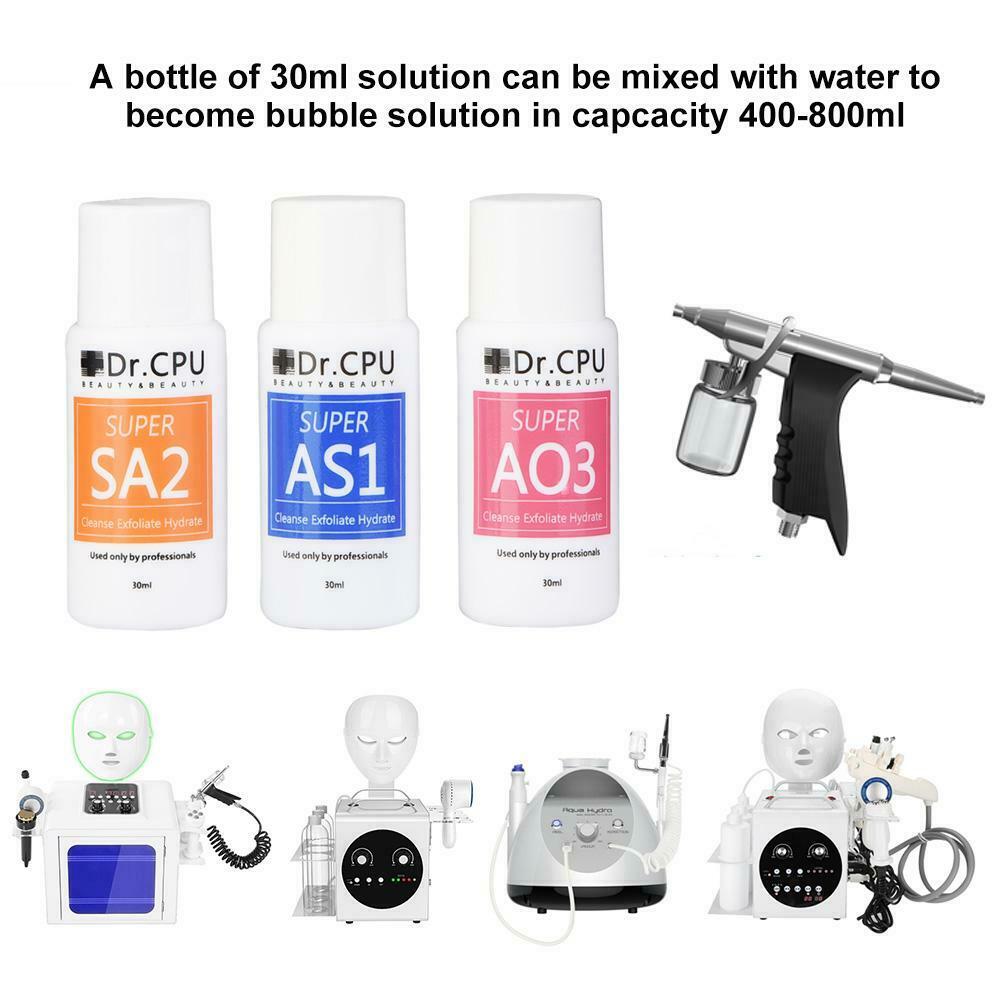 3PCS/set Hydra Machine Aqua Peel Concentrated Solution AS1 SA2 AO3 Facial Serum