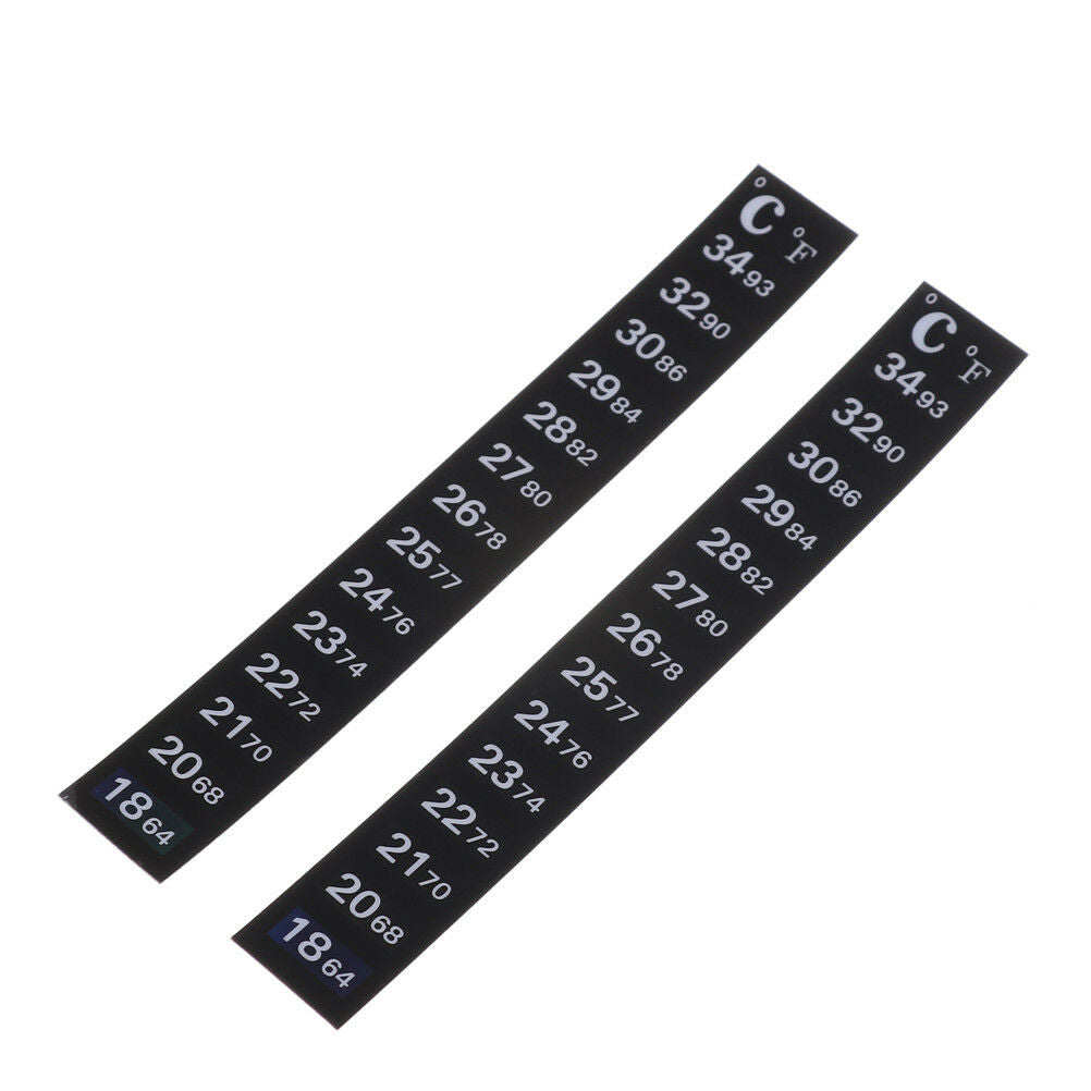 StickOn Thermometer Temperature GaugeHeater Stickers Aquarium fish tankGla.l8