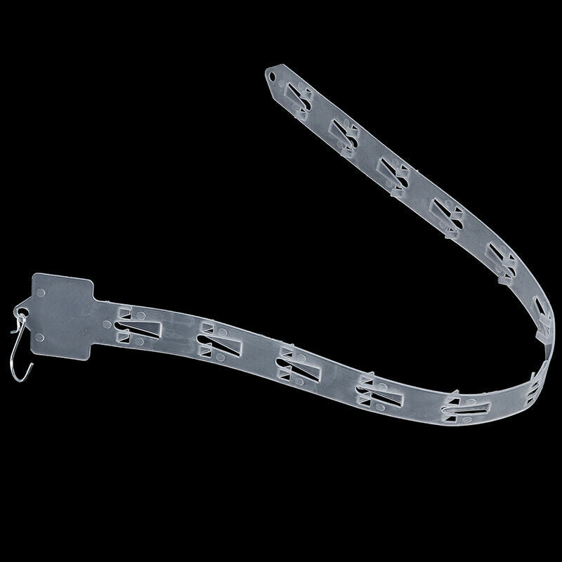 1Pc pvc injection plastic supermarket hanging strip transparent hanging st.l8