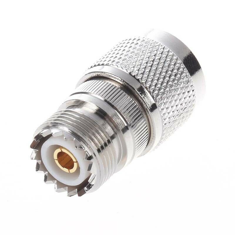 Straight N Male to UHF SO-239 Female Jack Coax Adapter Connector E5A6A6