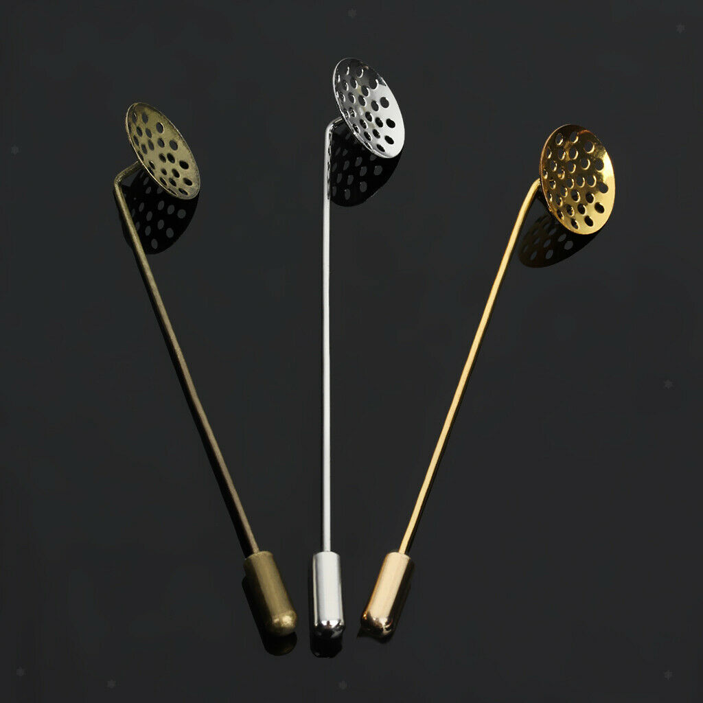 10 Pieces Safety Pin Brooches DIY Findings Crafts Jewelry Making Accessories
