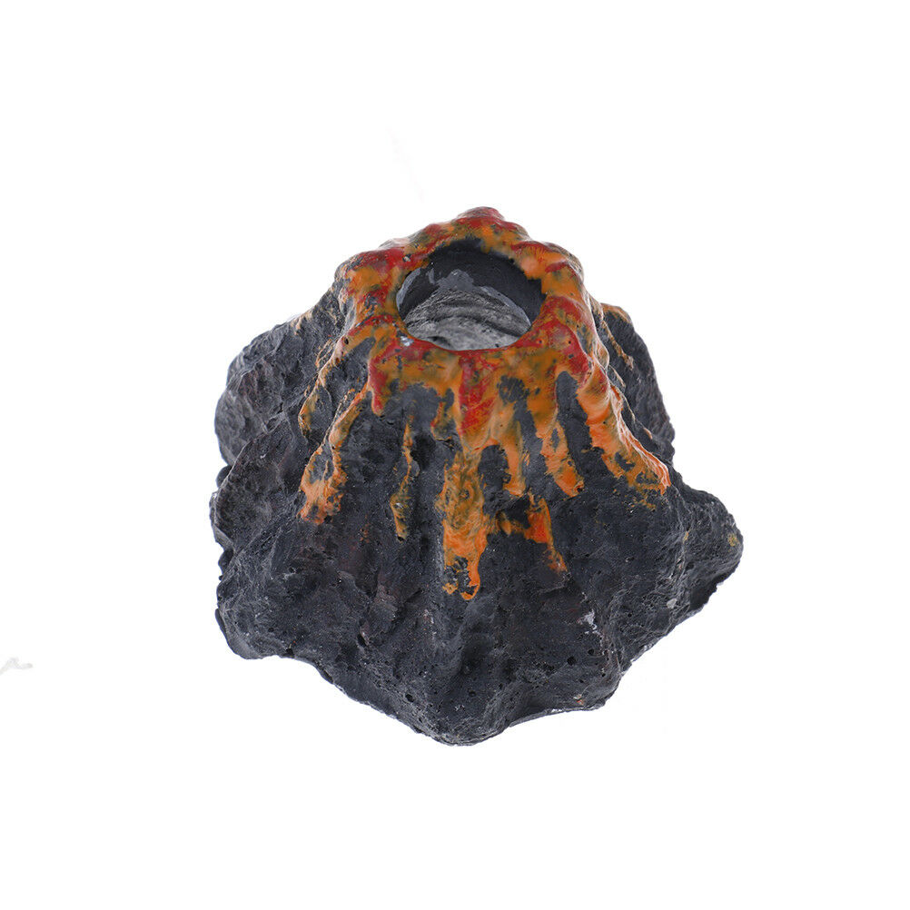 Volcano Shape Aquarium fish tank decor oxygen pump air bubble stone&yJCAUJ Tt