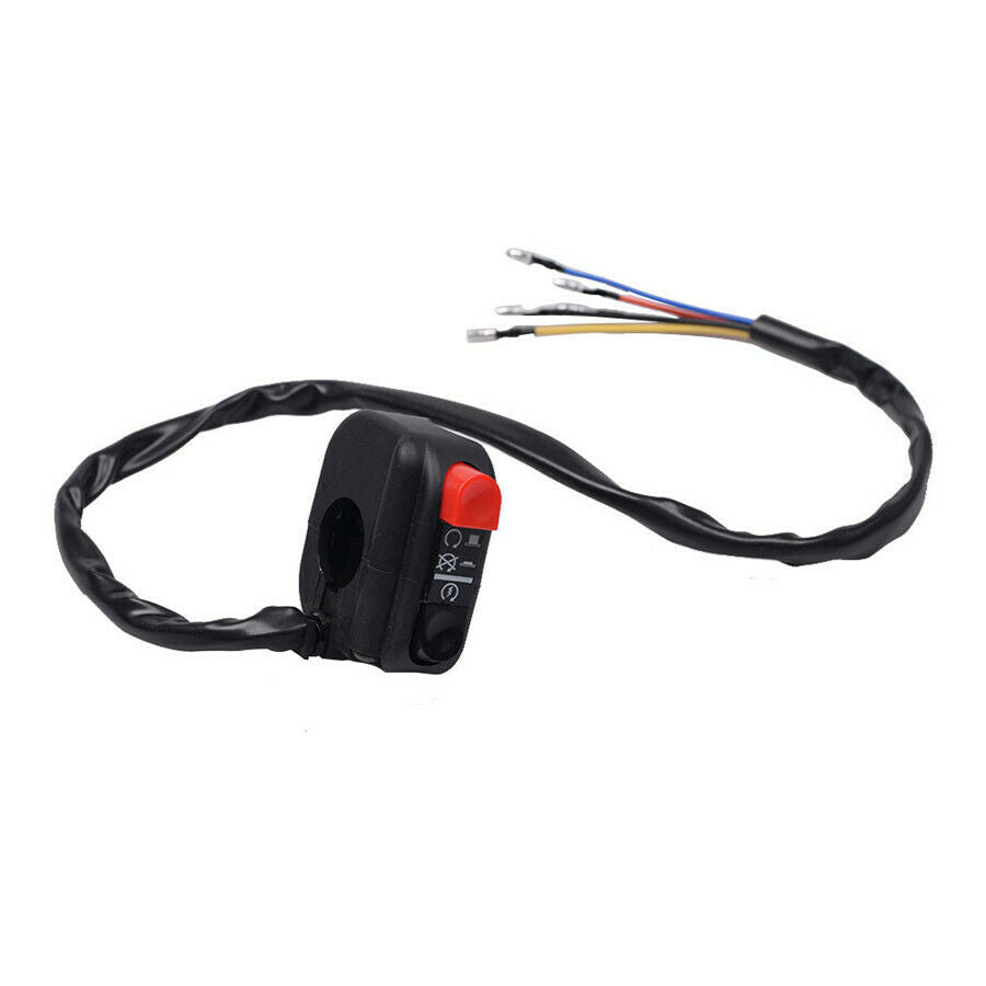 22mm 7/8" Motorcycle ATVs, Handlebar LED Headlight Lamp Switch On Off Control