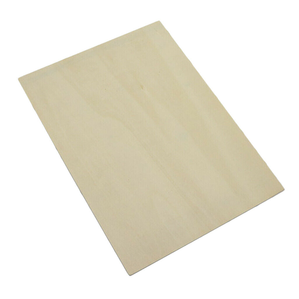 Rectangle Unfinished Wood Craft for DIY Kid Creative Pyrography Art 30x22 cm