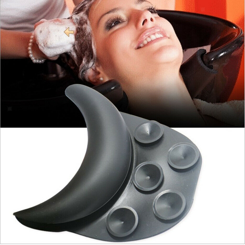 2pcs Neck Rest Cushion Neck Pillow Black Salon Durable 17x17x4cm Black