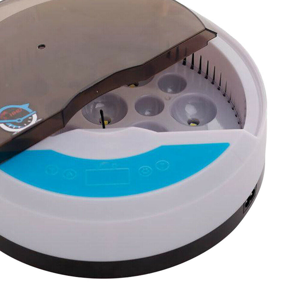 Digital Mini Fully Automatic Egg Incubator with Low Noise Ceramic heater, 9 Eggs