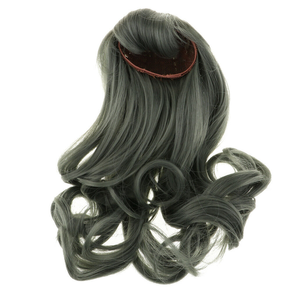 Elegant Wavy Curly Hair with Neat Bangs for Night Lolita, Supper , MSD DZ
