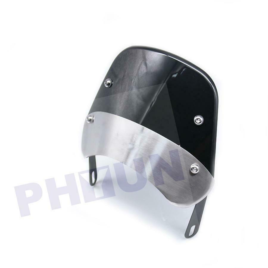 Universal Round Headlights Motorcycle Retro Modification Windshield for 5"&7"