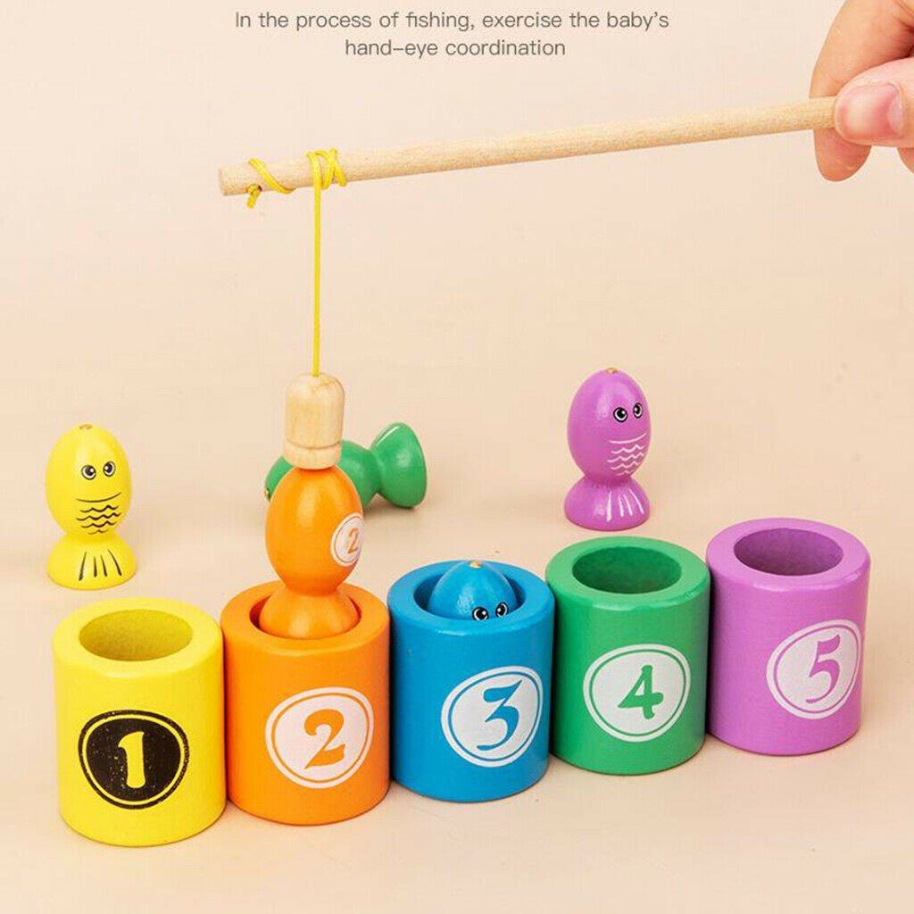 Fishing Color Sorting Matching Game Early Learning Teaching Activity Toys