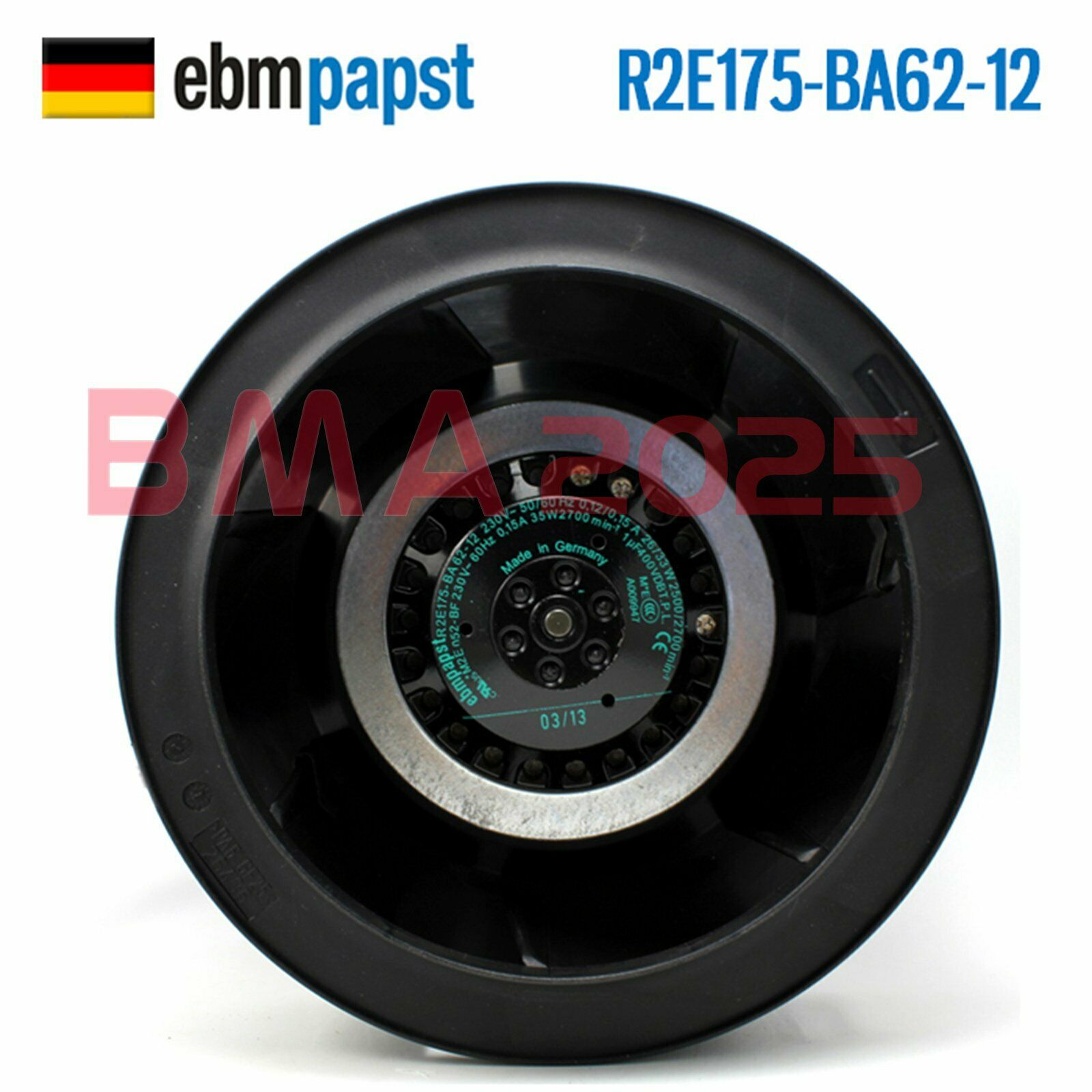 1PC Brand New Centrifugal fan R2E175-BA62-12 1year warranty DHL free Ship EB9T