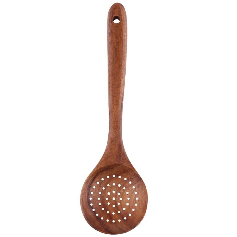 Teak Wood Spoon Long Handle Spoon Ladle Big Rice Paddle Wooden Cooking Spoon SC5