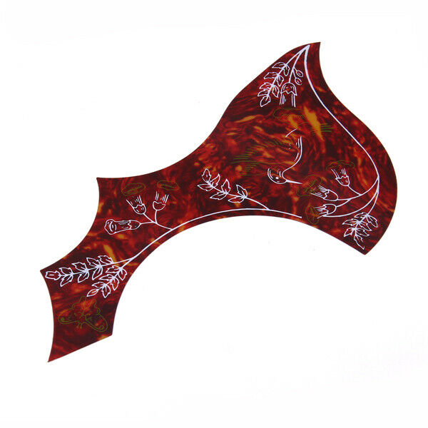 Flower Bird Pickguard Scratchplate For 41" Folk Guitar Anti-scratch Adhesive Pvc